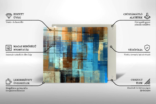 Sklo za varnú dosku Maľované pozadie