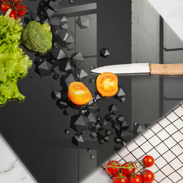 Kryt na indukčnú dosku 3D abstrakcia tvarov