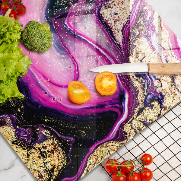 Krycia doska na sporák Abstraktné prevedenie zlaté