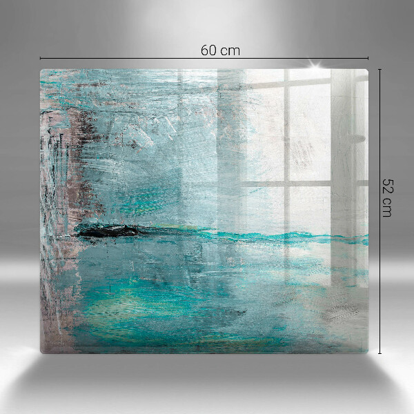 Kryt na indukčnú dosku Farba abstrakcie pozadia