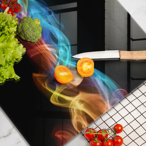 Sklo za varnú dosku Farebný dym