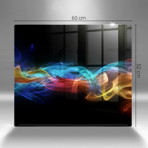 Sklo za varnú dosku Farebný dym