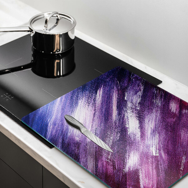 Kalené sklo za sporák Maľovanie abstrakcie