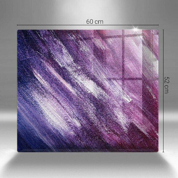 Kalené sklo za sporák Maľovanie abstrakcie