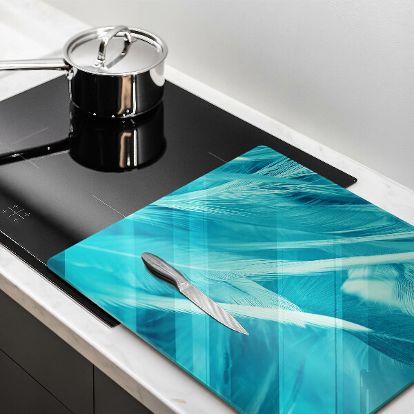 Kalené sklo za sporák Jemné perie