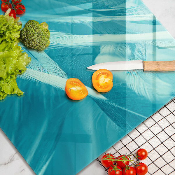 Kalené sklo za sporák Jemné perie