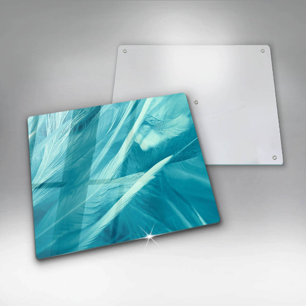 Kalené sklo za sporák Jemné perie