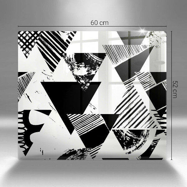 Sklo za varnú dosku Geometrické trojuholníky