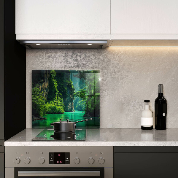 Sklo za varnú dosku Lagúnová krajina