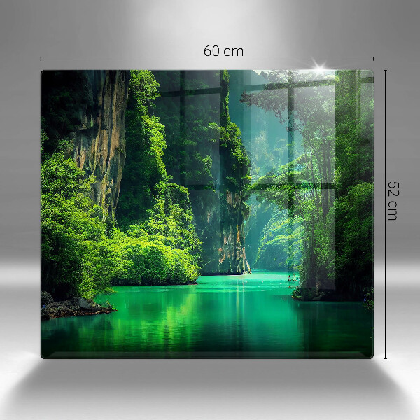 Sklo za varnú dosku Lagúnová krajina