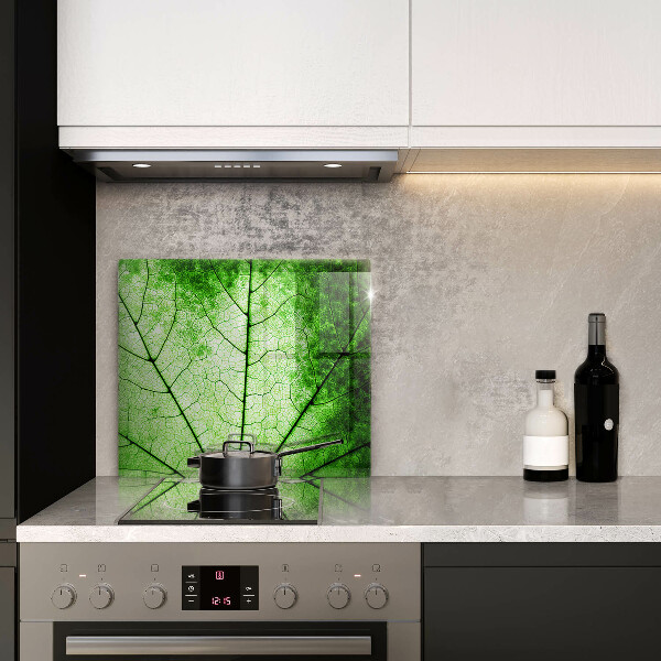 Sklo za varnú dosku Ozdobný žilový list