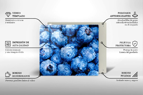 Kryt na indukčnú dosku Šťavnaté čučoriedky