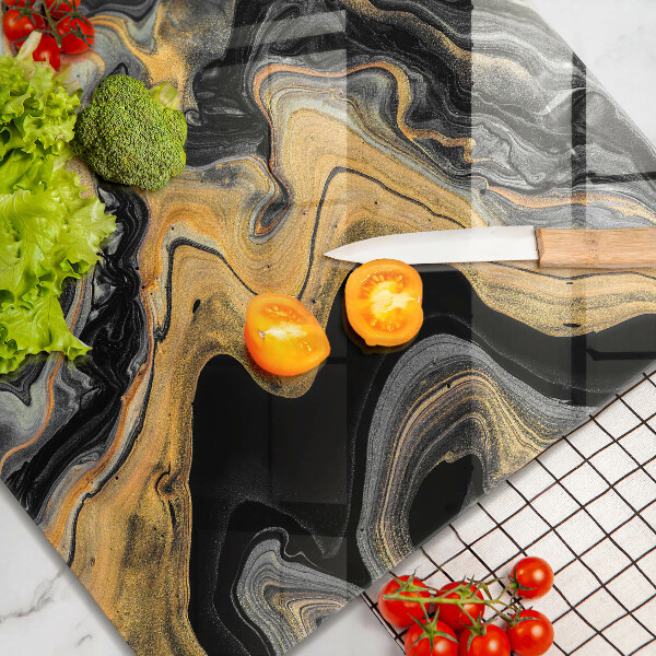 Kalené sklo za sporák Abstraktná štruktúra