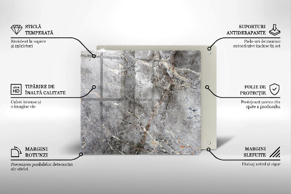 Kalené sklo za sporák Textúra kameňa