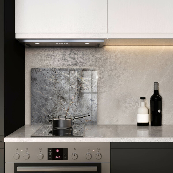 Kalené sklo za sporák Textúra kameňa