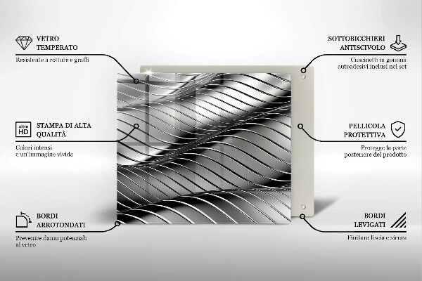 Kryt na indukčnú dosku 3D kovová konštrukcia