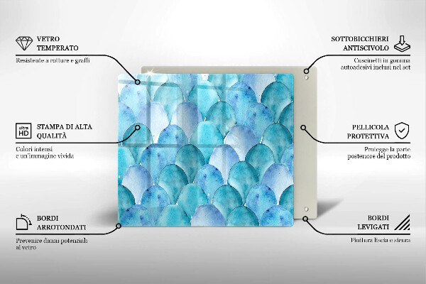 Krycia doska na sporák Akvarelové váhy