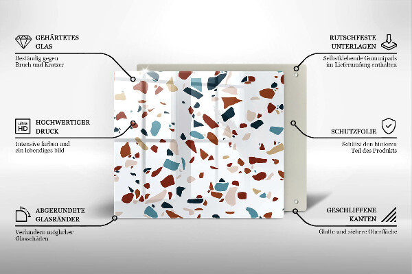 Krycia doska na sporák Dekoratívny kameň