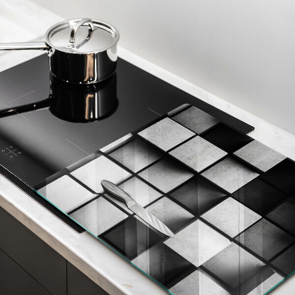 Krycia doska na sporák 3D geometria pozadia