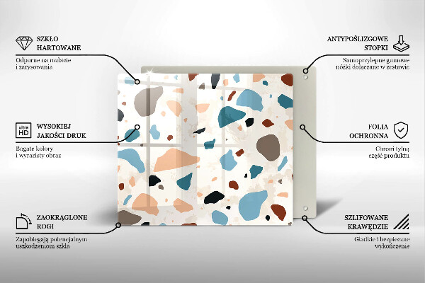 Krycia doska na sporák Dekoratívna kamenina