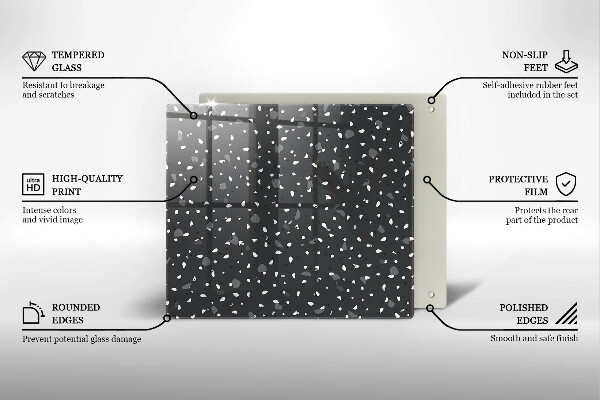 Krycia doska na sporák Dekoratívny kameň