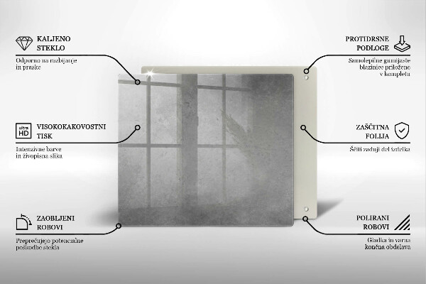 Kryt na indukčnú dosku Betónové textúry pozadia