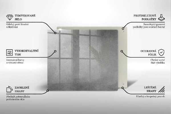 Kryt na indukčnú dosku Betónové textúry pozadia