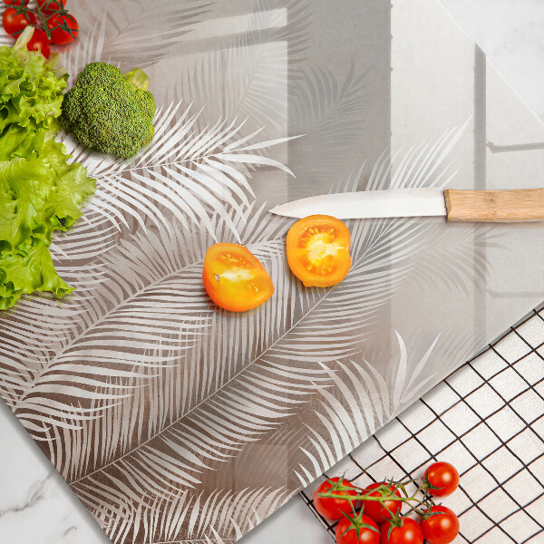 Sklo za varnú dosku Boho vegetačné listy