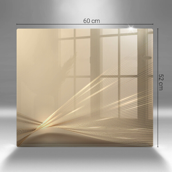 Kalené sklo za sporák Moderná abstrakcia