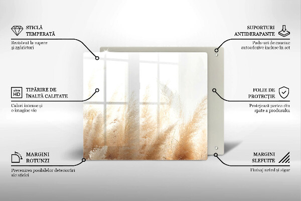 Sklo za varnú dosku Pampasová tráva