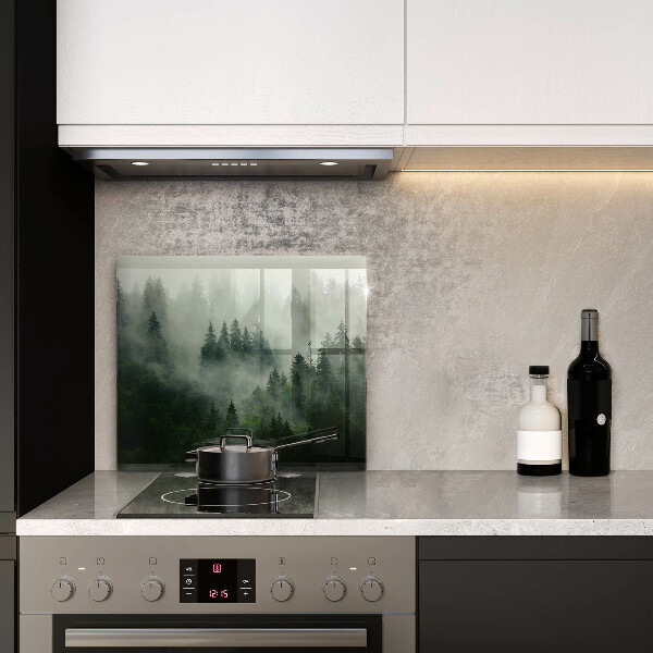 Kryt na indukčnú dosku Hmlistá lesná krajina