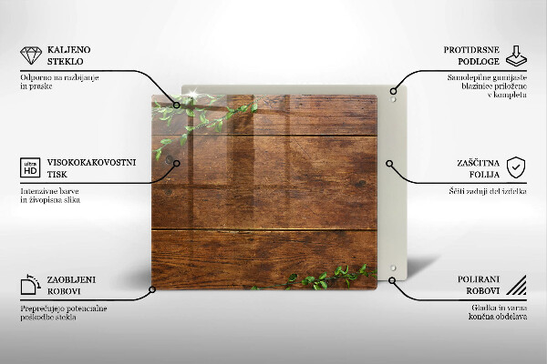 Kryt na indukčnú dosku Drevené dosky a listy