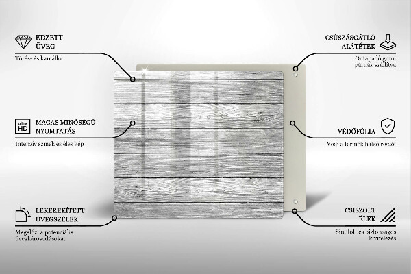 Kryt na indukčnú dosku Staré drevené dosky