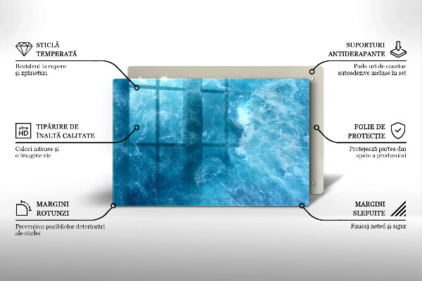 Kryt na indukčnú dosku Modrá voda