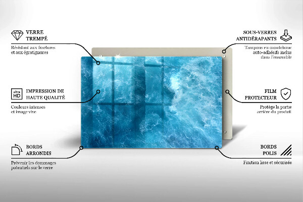 Kryt na indukčnú dosku Modrá voda