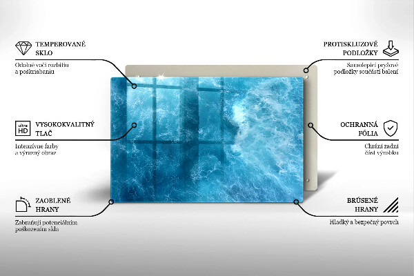 Kryt na indukčnú dosku Modrá voda