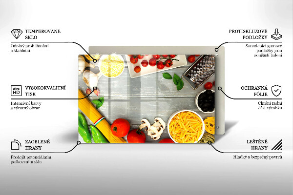 Sklo za varnú dosku Kuchynské jedlo