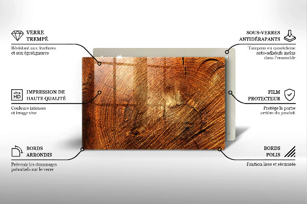 Sklo za varnú dosku Drevo stromu