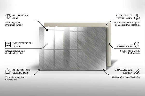 Kryt na indukčnú dosku Kovové textúry pozadia