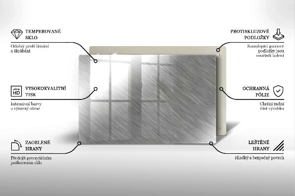 Kryt na indukčnú dosku Kovové textúry pozadia