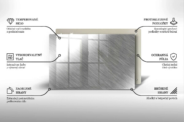 Kryt na indukčnú dosku Kovové textúry pozadia
