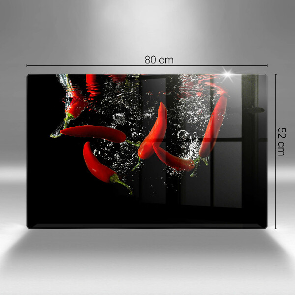 Kryt na indukčnú dosku Chilli papričky vo vode