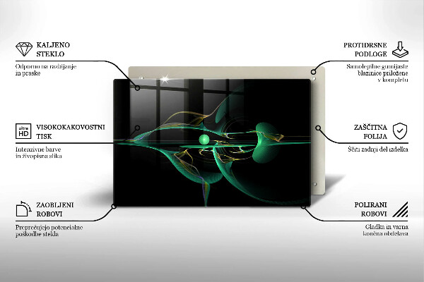 Sklo za varnú dosku Moderná abstrakcia