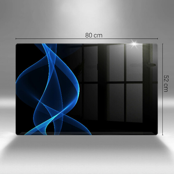 Sklo za varnú dosku Modré čiary dymu