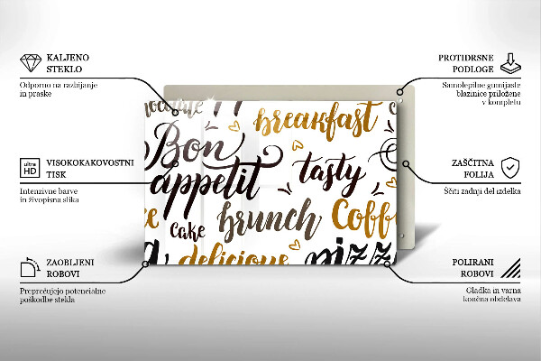 Sklo za varnú dosku Bon appetit