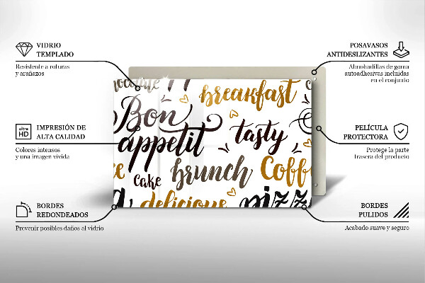 Sklo za varnú dosku Bon appetit