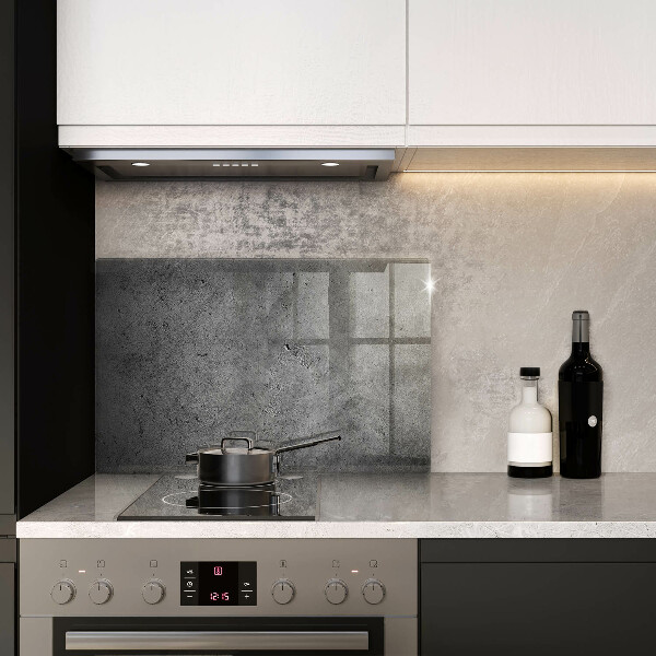 Kalené sklo za sporák Textúra betónového kameňa