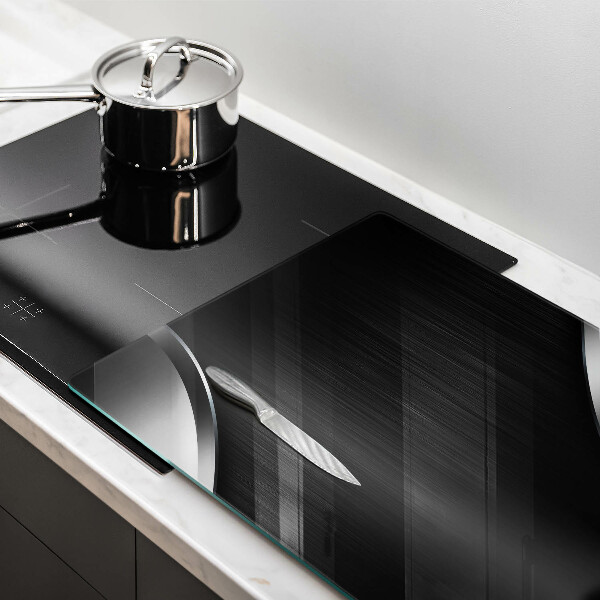 Sklo za varnú dosku Kovová abstrakcia