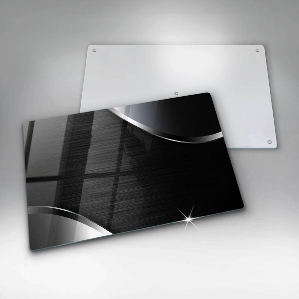 Sklo za varnú dosku Kovová abstrakcia