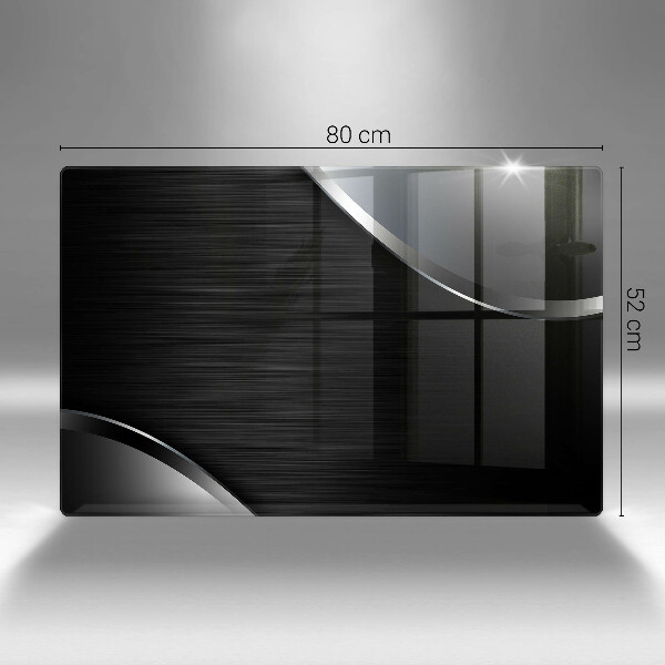 Sklo za varnú dosku Kovová abstrakcia